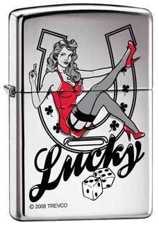 Zippo Lighter - Lucky Pinup
