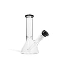 
Straight Beaker Water Pipe with Ice Pinch - Black