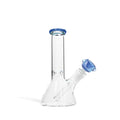 
Straight Beaker Water Pipe with Ice Pinch Clear Blue