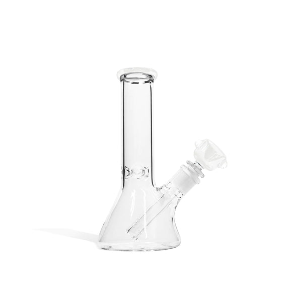 
Straight Beaker Water Pipe with Ice Pinch - White