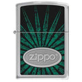 Zippo Lighter - Foliage High Polish Chrome Zippo Zippo   