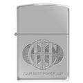Zippo Lighter - IH Logo Your Best Power Buy High Polish Chrome Zippo Zippo   