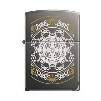 Zippo Lighter - Timeless Filigree Swarovski Black Ice