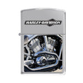 Zippo Lighter - Harley Davidson Engine High Polish Chrome Zippo Zippo   