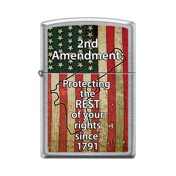 Zippo Lighter - 2nd Amendment: Protect Your Rights Zippo Zippo   