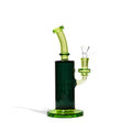 Dual Colored Water Pipe with 8 Arm Tree Perc - 9 Inch Cannabis Accessories Lighter USA Light Green  