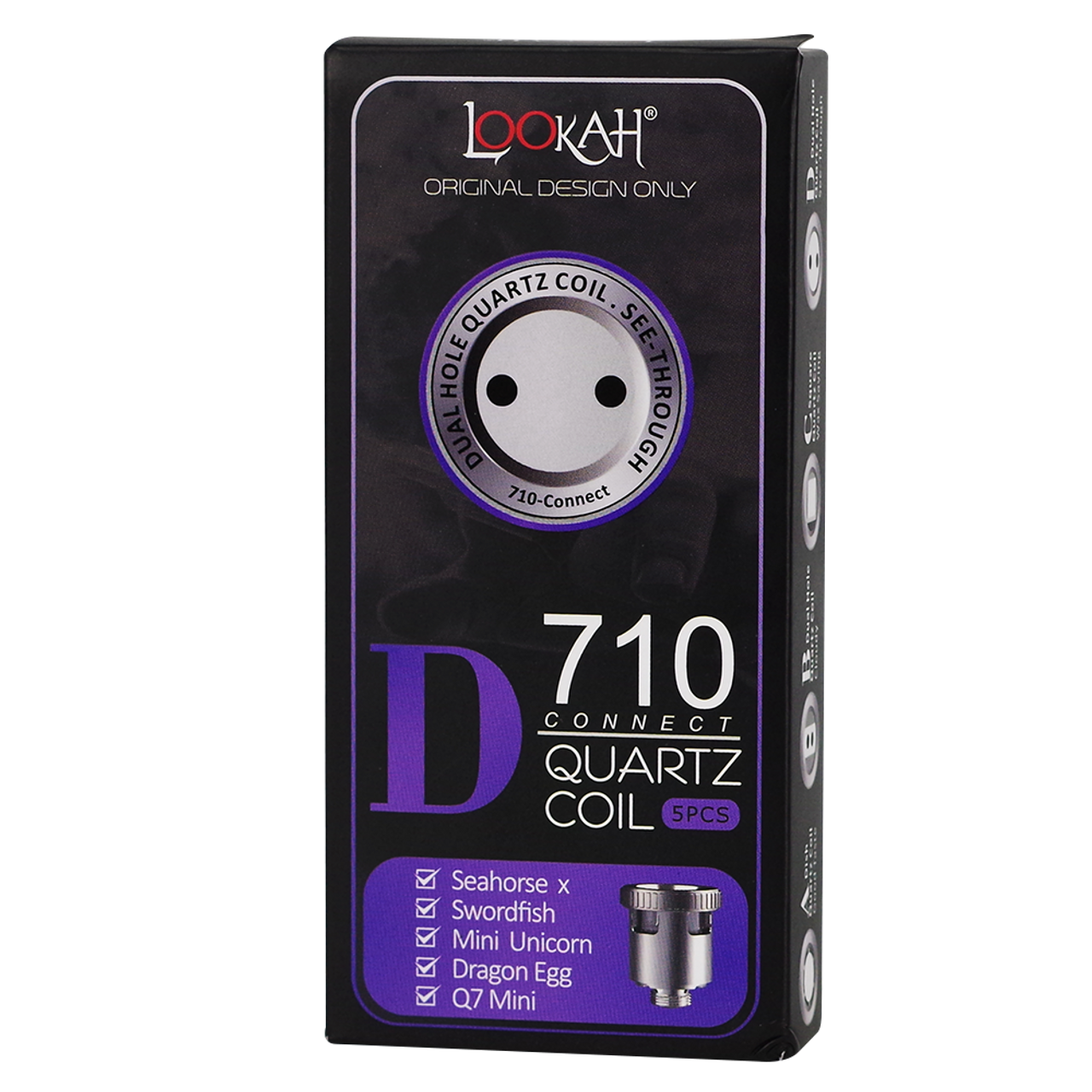 Lookah Dragon Egg D710 Connect Quartz Coil 5 Pack Lighter USA
