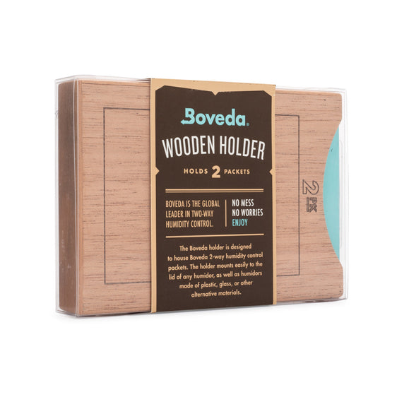Boveda Spanish Cedar Wooden Holder For Containers Smoking Accessories Boveda 2 Holder Stacked  