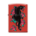 Zippo Lighter - Panther w/ Roses Zippo Zippo   