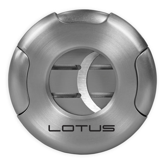 Lotus Meteor Round 64 RG Cigar Cutter Smoking Accessories Lotus Chrome  