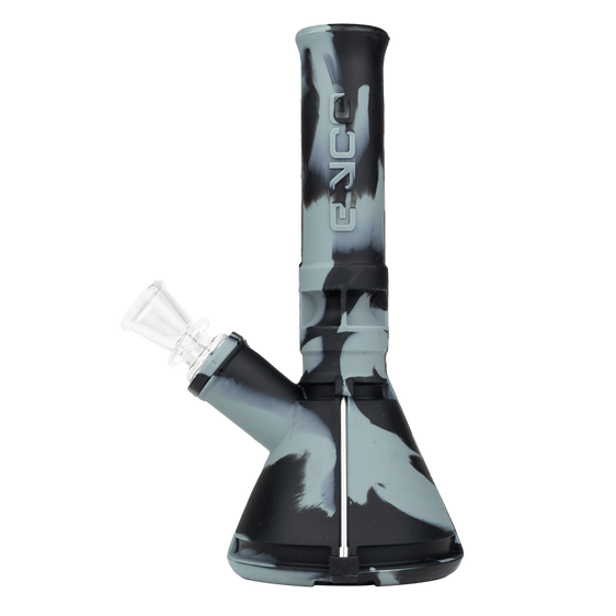 Eyce Mini Beaker - Silicone Water Pipe Cannabis Accessories Eyce Smoke Black  