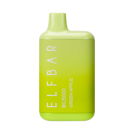 ELFBAR BC5000 - Disposable 13ml 5% Vape Juice ELFBAR Green Apple (Special Edition)  