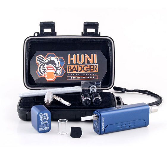 Huni Badger Portable Device - Nectar Collector Vaporizers Huni Badger Royal Blue  