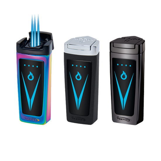 Vector Icon II Electric Triple Flame Torch Lighter
