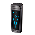 Vector Icon II Electric Triple Flame Torch Lighter Lighter Vector Sparkle Black  