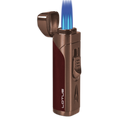 Lotus Monarch Quad Flame with Cigar Rest & Punch Lighter Lotus Copper  