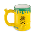 Ooze Ceramic Mug - Hit it & Sip it Cannabis Accessories Ooze Ooze - Toxic Waste Barrel  