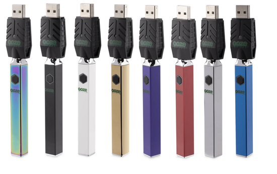Ooze Quad 510 Thread 500 mAh Square Vape Pen Battery + USB Charger