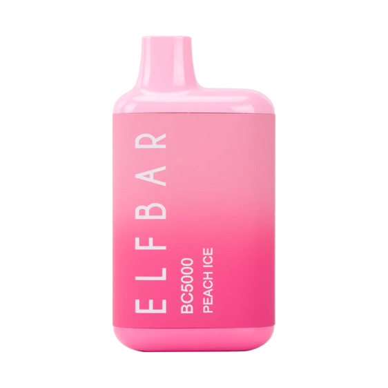 ELFBAR BC5000 - Disposable 13ml 5% Vape Juice ELFBAR Peach Ice (Special Edition)  