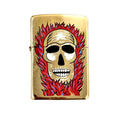 Zippo Lighter - 2011 Flaming Skull Zippo Zippo   