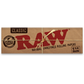 RAW Classic Natural Unrefined Rolling Papers - 1¼ Cannabis Accessories Raw 6 Pack  