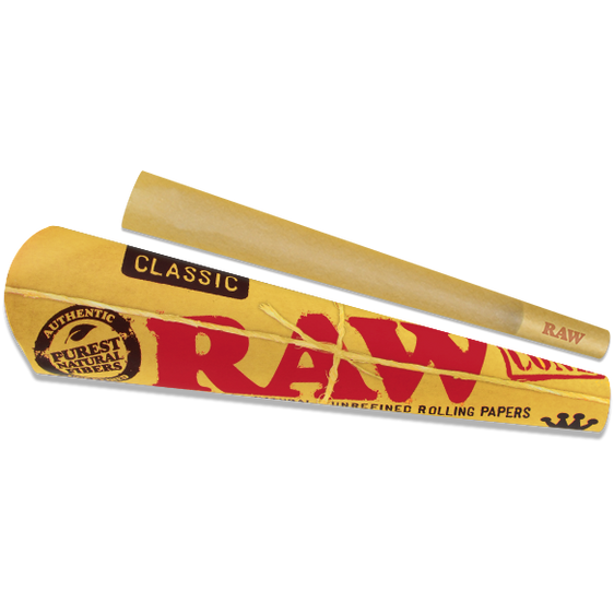 RAW Classic Kingsize Cones Cannabis Accessories Raw 6 Pack  