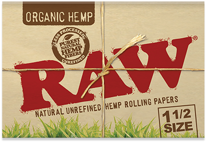 RAW Organic Rolling Papers - 1½