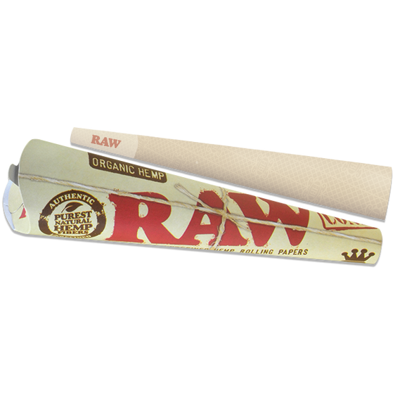 RAW Organic Kingsize Cones Vaporizers Raw 6 Pack  