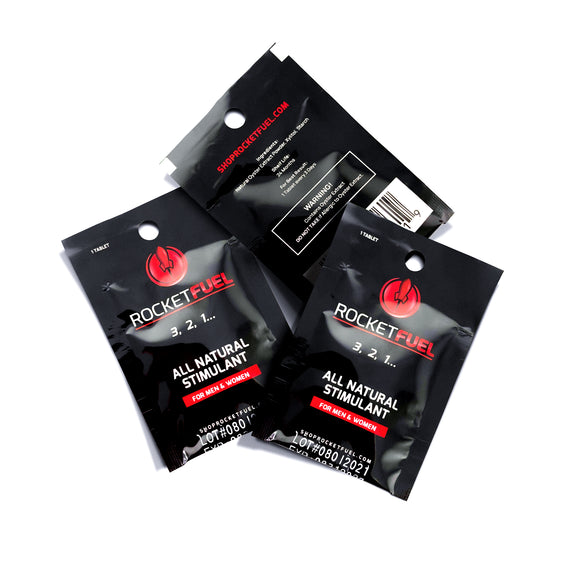 Rocket Fuel - All Natural Stimulant Sexual Libido Supplement Smoking Accessories Rocket Fuel 3 Pack  