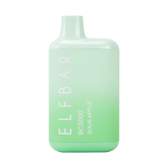 ELFBAR BC5000 - Disposable 13ml 5% Vape Juice ELFBAR Sour Apple  
