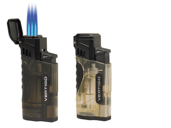 Vertigo Stinger 2 Quad Torch Lighter w/ Cigar Punch