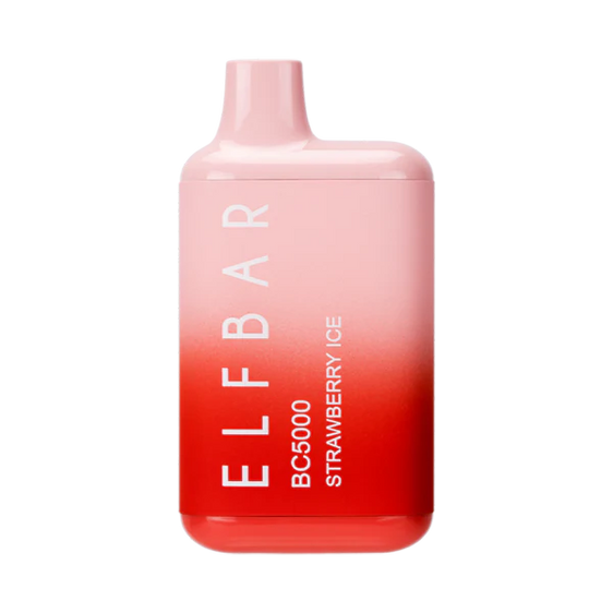 ELFBAR BC5000 - Disposable 13ml 5% Vape Juice ELFBAR Strawberry Ice (Special Edition)  