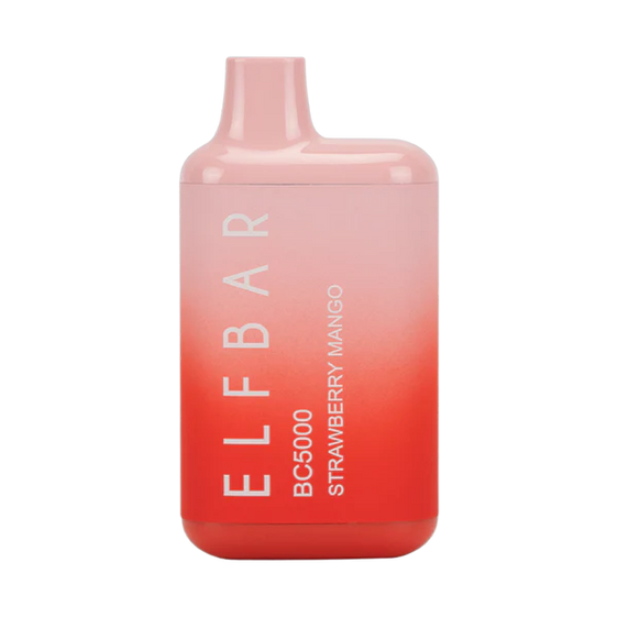 ELFBAR BC5000 - Disposable 13ml 5% Vape Juice ELFBAR Strawberry Mango  