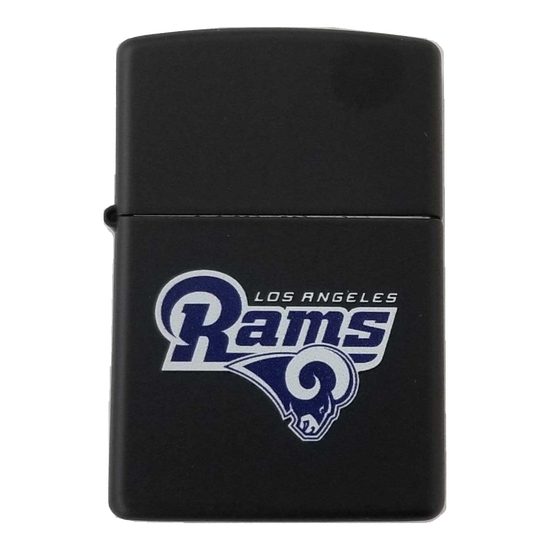 Zippo Lighter - 2018 NFL Los Angeles Rams