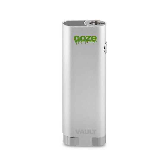 Ooze Vault - Extract Battery with Storage Chamber Vaporizers Ooze Silver  