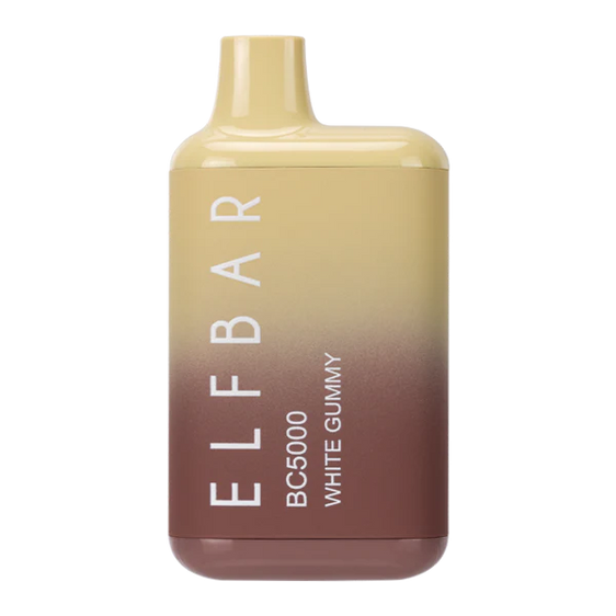 ELFBAR BC5000 - Disposable 13ml 5% Vape Juice ELFBAR White Gummy (Special Edition)  