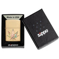 Zippo Lighter - Pot Leaf Fusion Design Zippo Zippo   