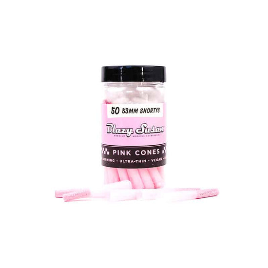 Blazy Susan Shorty Pink Pre Rolled Cones - 50 Count