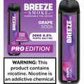 Breeze Pro Disposable Pod Vape Flavor - Grape Soda