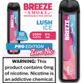 Breeze Pro Disposable Pod Vape Flavor - Lush Ice 0% Nic