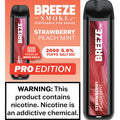 Breeze Pro Disposable Pod Vape Flavor - Strawberry Peach Mint