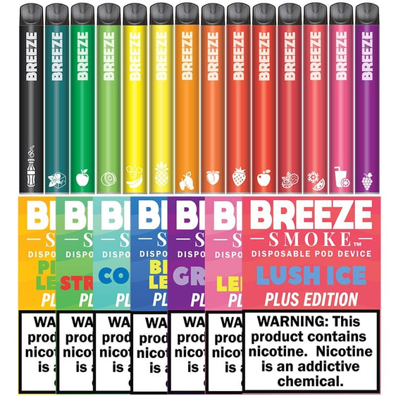 Breeze Smoke Plus - Disposable Pod Device Vape Juice Breeze Smoke   