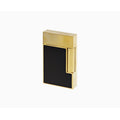 S.T. Dupont Ligne 2 The Perfect Ping Lighter S.T. Dupont Microdiamond Head Black Laquer/Gold  