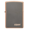 Zippo Lighter - Rustic Bronze w/ Zippo Logo Zippo Zippo   