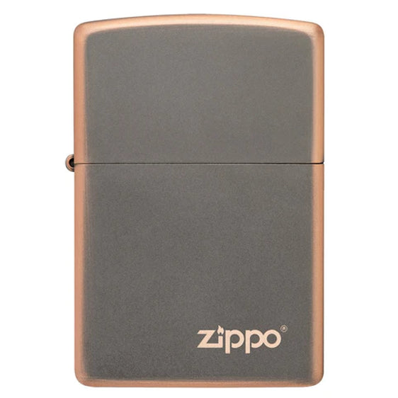 Zippo Lighter - Rustic Bronze w/ Zippo Logo Zippo Zippo   