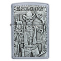 
Zippo Lighter - Saloon Skull
