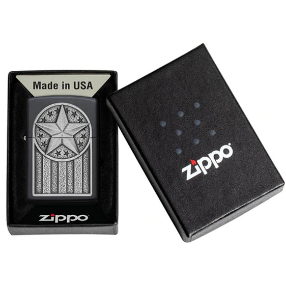 Zippo Lighter -  American Metal Emblem Zippo Zippo   