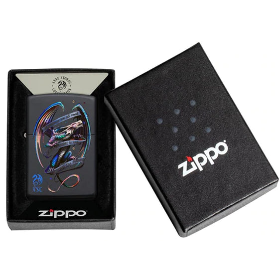 Zippo Lighter - Anne Stokes Colored Dragon Zippo Zippo   