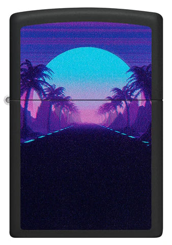 Zippo Lighter - Sunset Black Light