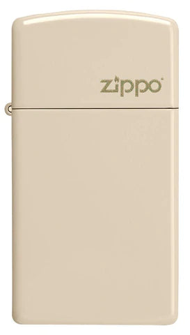 Zippo Lighter - Slim Flat Sand w/ Zippo Logo